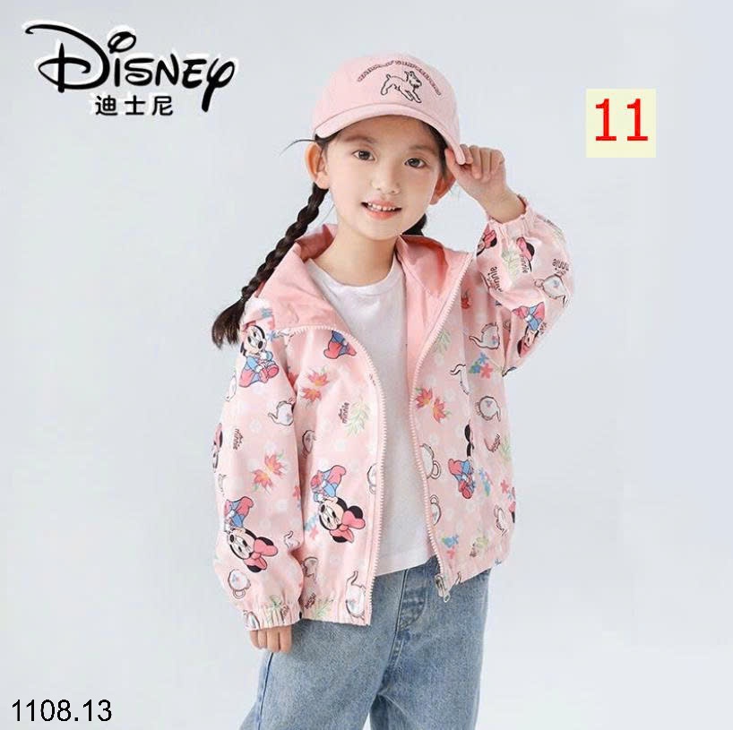 25HA1108.13 - ÁO KHOÁC GIÓ 2 MẶT DISNEY CHO BÉ