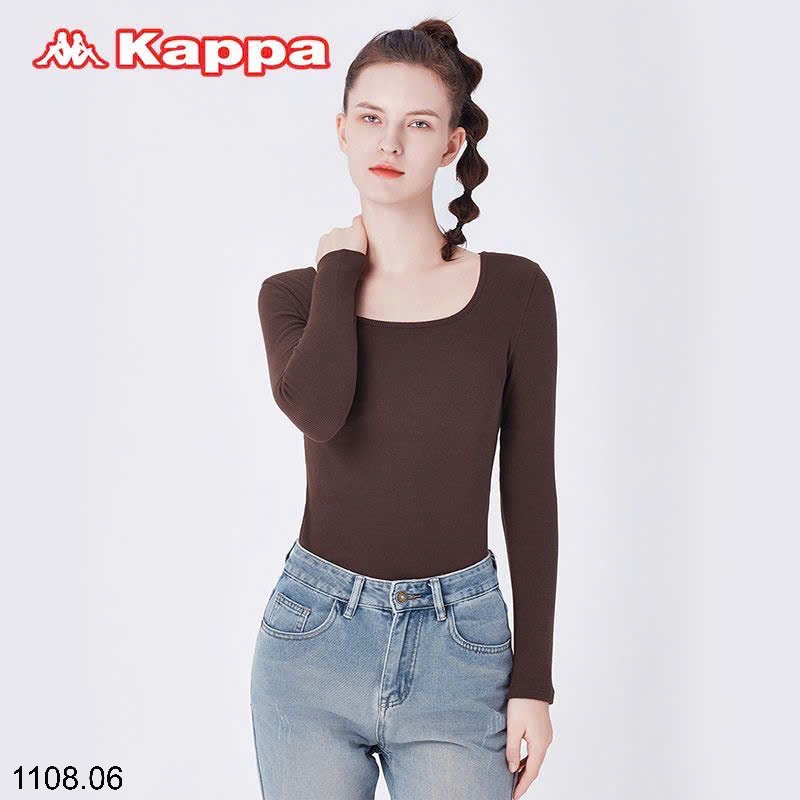 25HA1108.06 - ÁO THUN TĂM CỔ TRÒN KAPPA NỮ