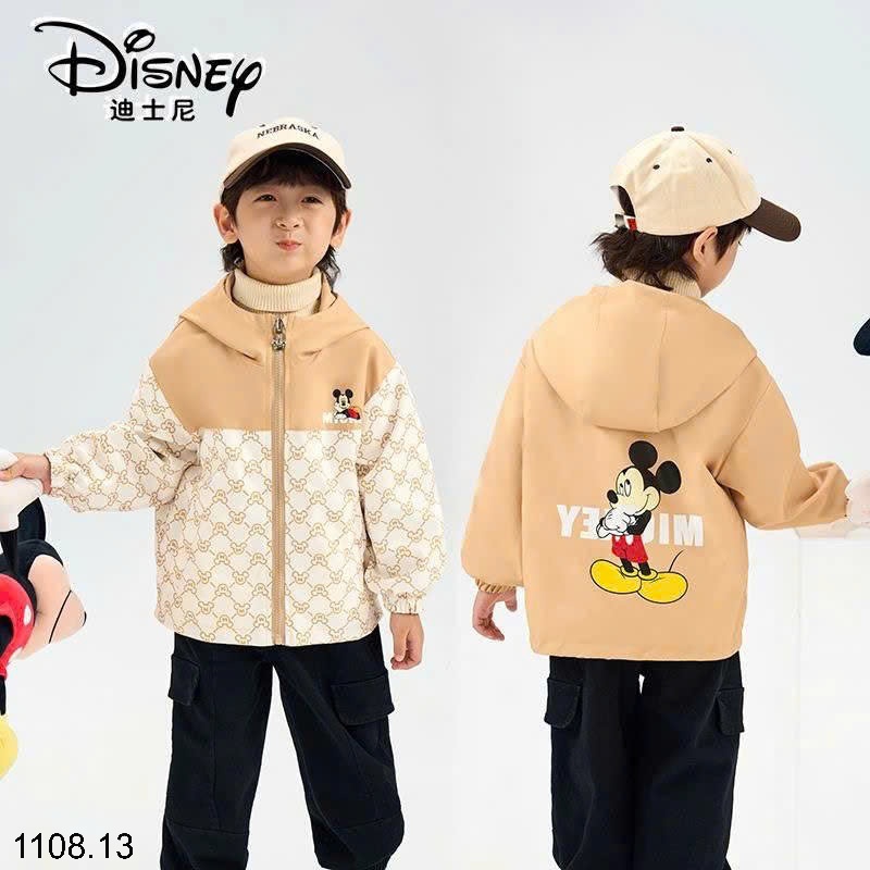 25HA1108.13 - ÁO KHOÁC GIÓ 2 MẶT DISNEY CHO BÉ