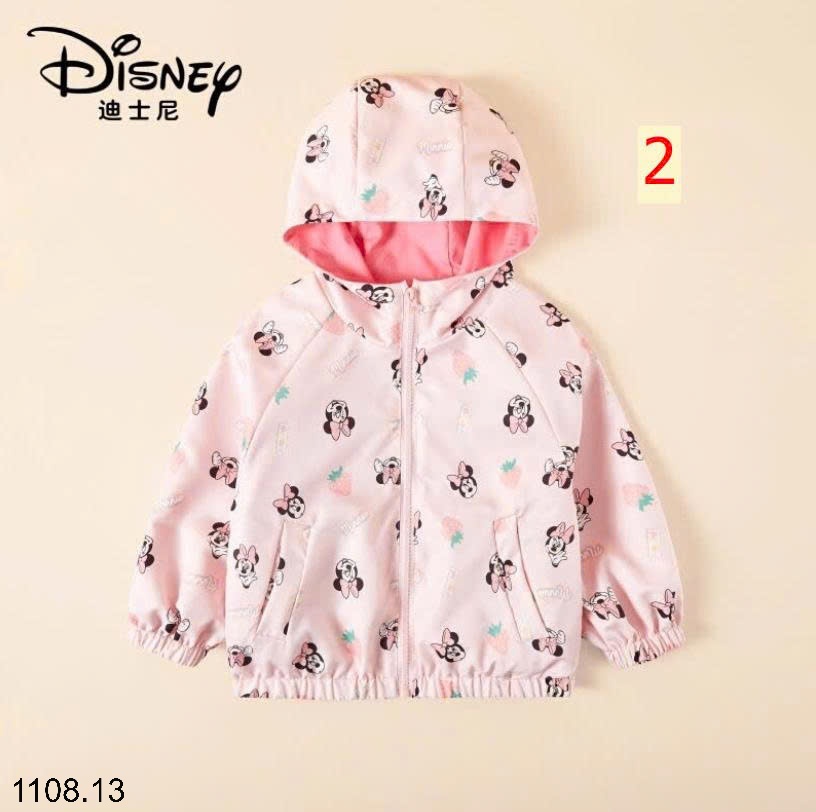 25HA1108.13 - ÁO KHOÁC GIÓ 2 MẶT DISNEY CHO BÉ