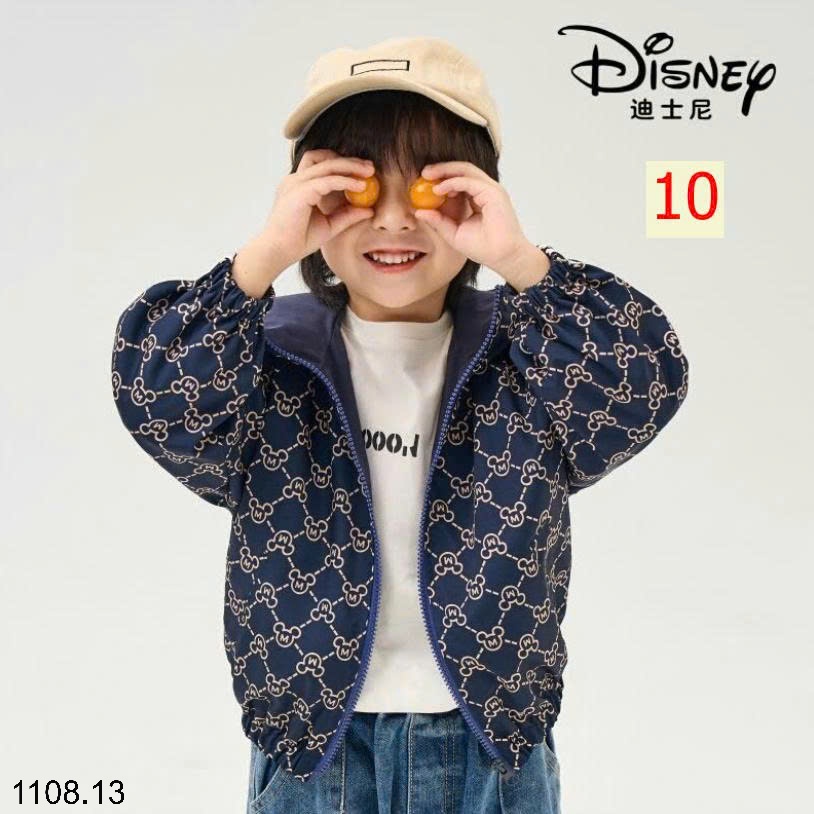 25HA1108.13 - ÁO KHOÁC GIÓ 2 MẶT DISNEY CHO BÉ