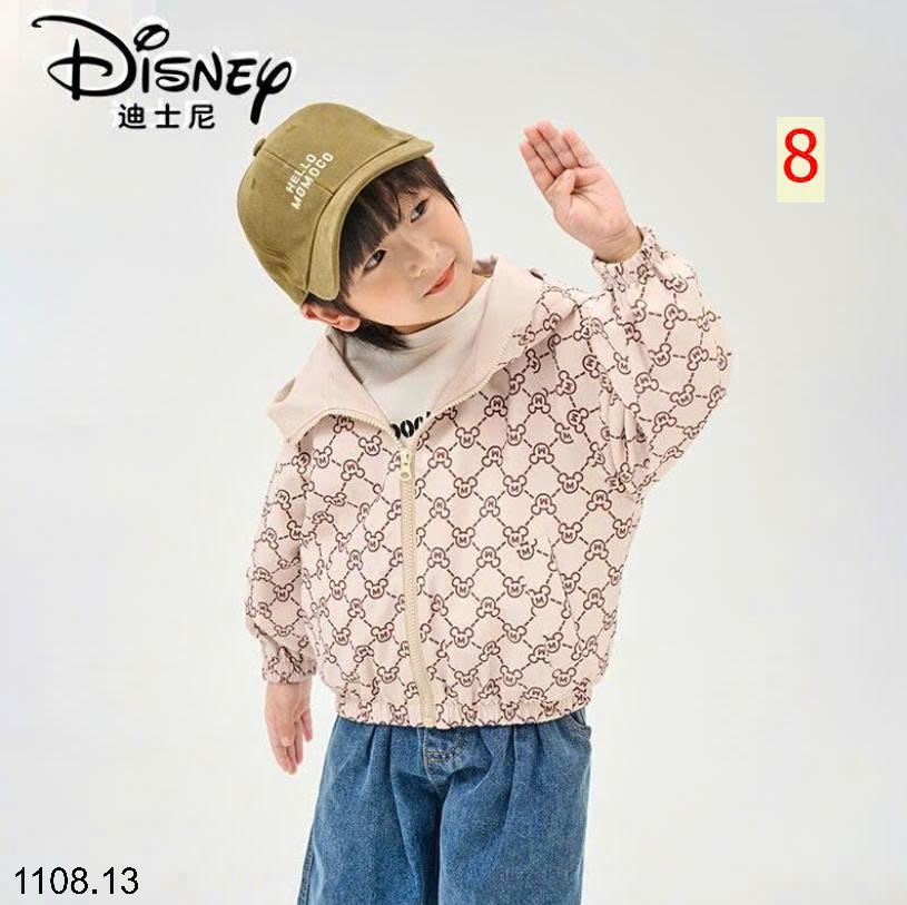 25HA1108.13 - ÁO KHOÁC GIÓ 2 MẶT DISNEY CHO BÉ