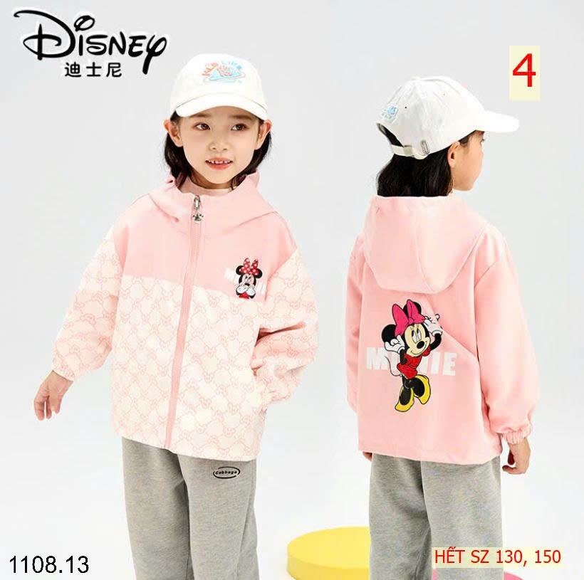 25HA1108.13 - ÁO KHOÁC GIÓ 2 MẶT DISNEY CHO BÉ