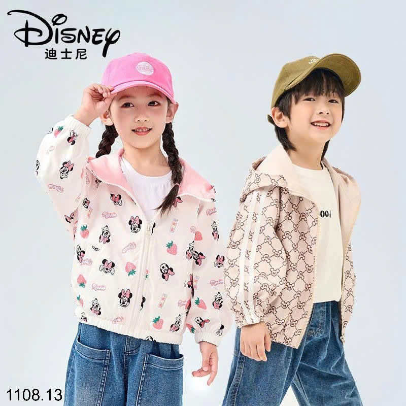 25HA1108.13 - ÁO KHOÁC GIÓ 2 MẶT DISNEY CHO BÉ