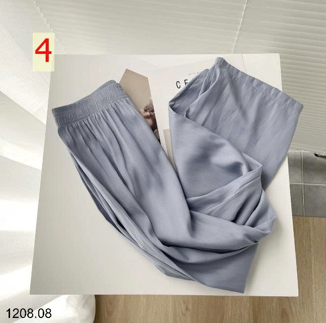 25HA1208.08 - QUẦN ỐNG XUÔNG TƠ LỤA NHIỀU MÀU