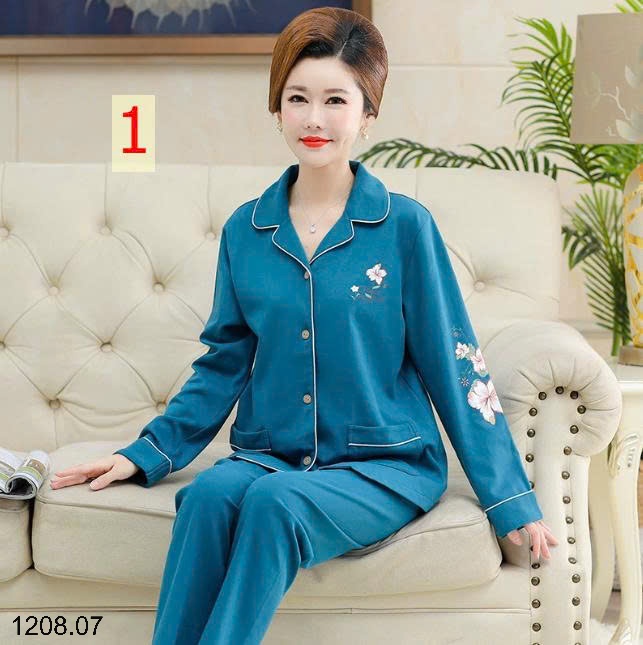 25HA1208.07 - BỘ PIZAMA TRUNG NIÊN CHO MẸ