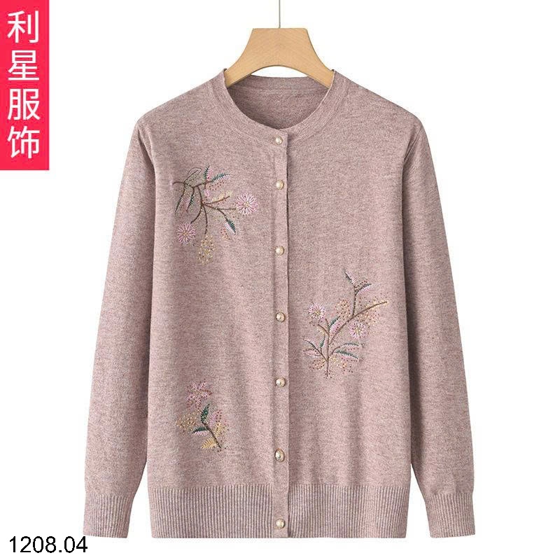 25HA1208.04 - ÁO CARDIGAN TRUNG NIÊN CHO BÀ