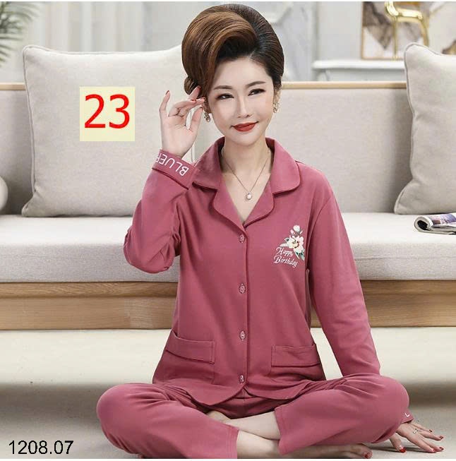 25HA1208.07 - BỘ PIZAMA TRUNG NIÊN CHO MẸ