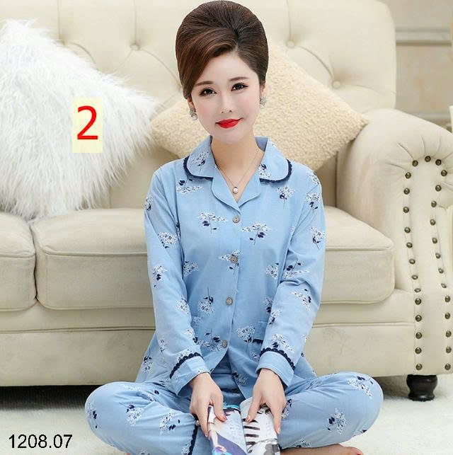 25HA1208.07 - BỘ PIZAMA TRUNG NIÊN CHO MẸ