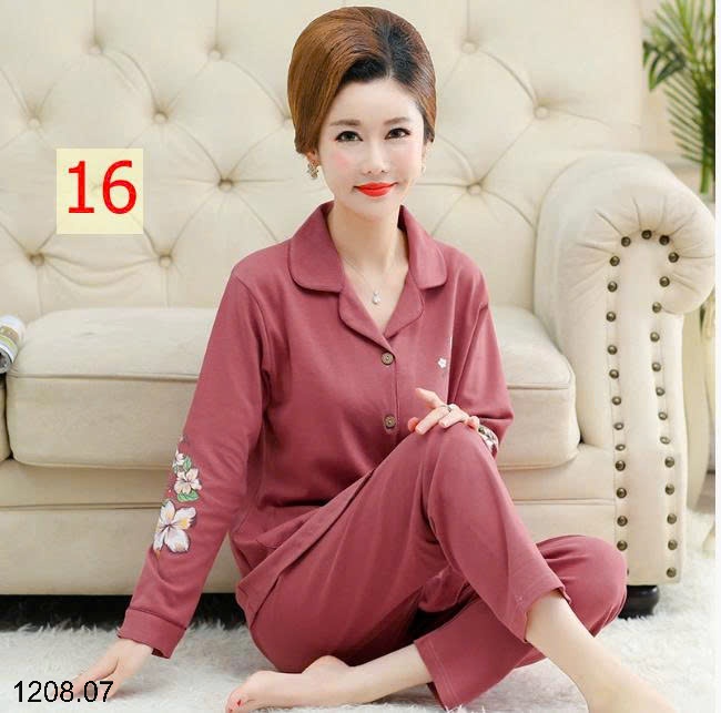 25HA1208.07 - BỘ PIZAMA TRUNG NIÊN CHO MẸ