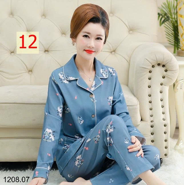 25HA1208.07 - BỘ PIZAMA TRUNG NIÊN CHO MẸ