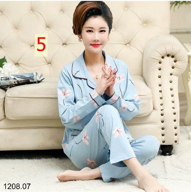 25HA1208.07 - BỘ PIZAMA TRUNG NIÊN CHO MẸ