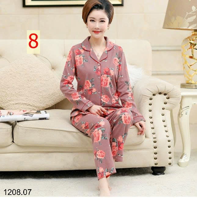 25HA1208.07 - BỘ PIZAMA TRUNG NIÊN CHO MẸ