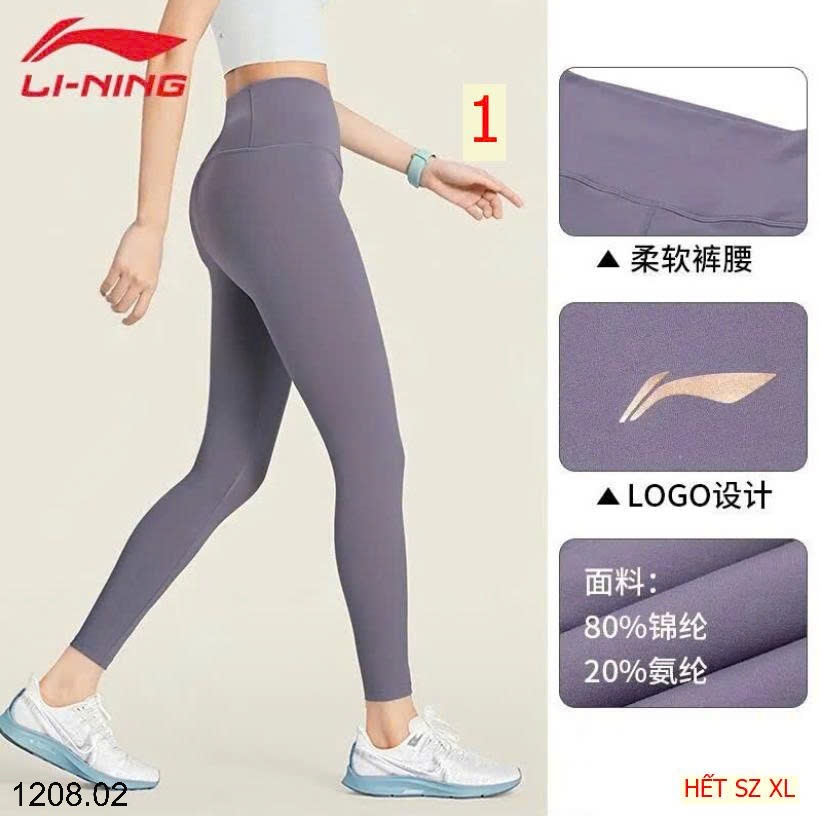 25HA1208.02 - QUẦN LEGGING THỂ THAO LINING CHO NỮ