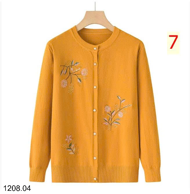 25HA1208.04 - ÁO CARDIGAN TRUNG NIÊN CHO BÀ
