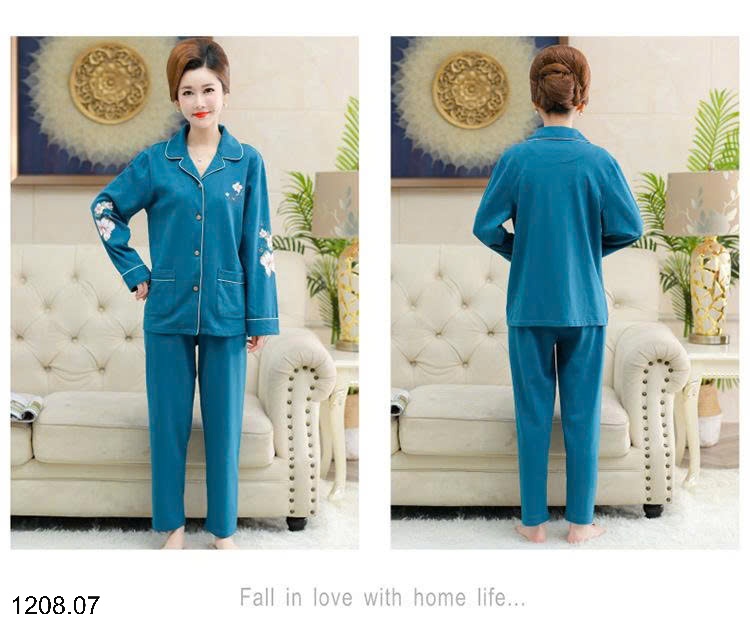 25HA1208.07 - BỘ PIZAMA TRUNG NIÊN CHO MẸ