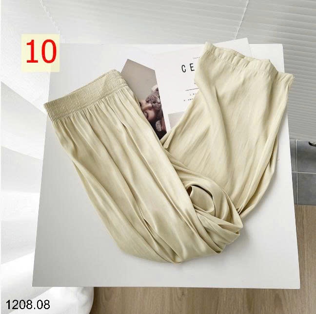 25HA1208.08 - QUẦN ỐNG XUÔNG TƠ LỤA NHIỀU MÀU