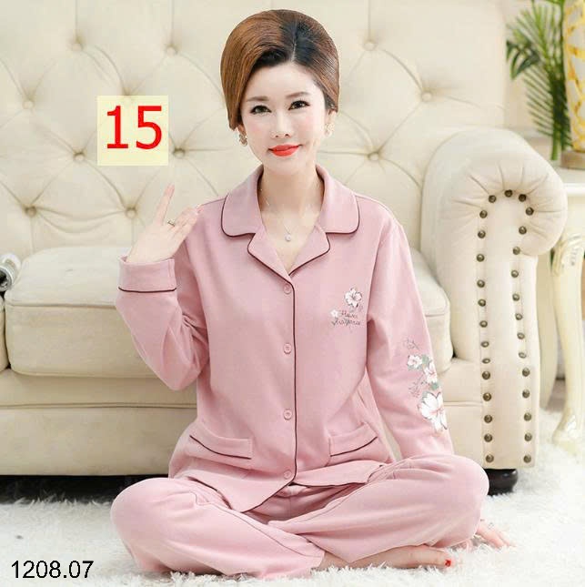 25HA1208.07 - BỘ PIZAMA TRUNG NIÊN CHO MẸ