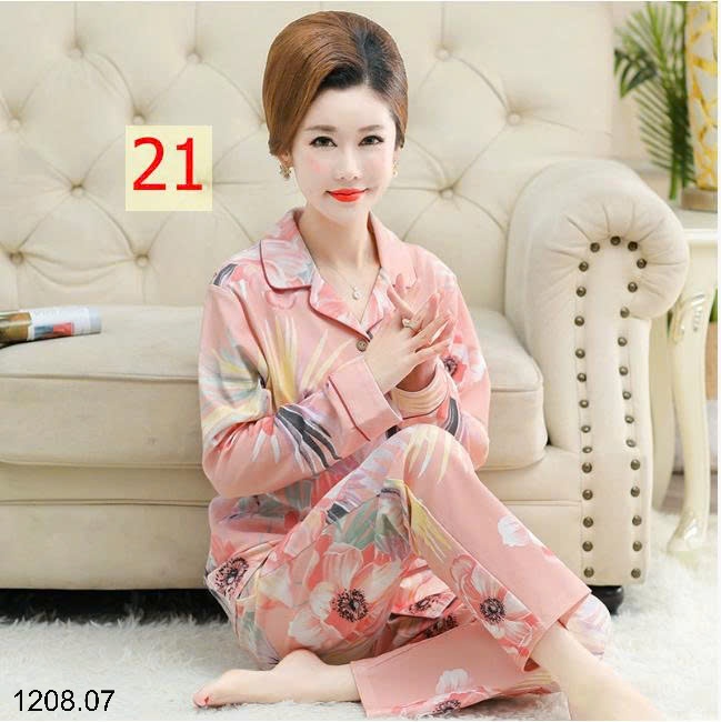 25HA1208.07 - BỘ PIZAMA TRUNG NIÊN CHO MẸ