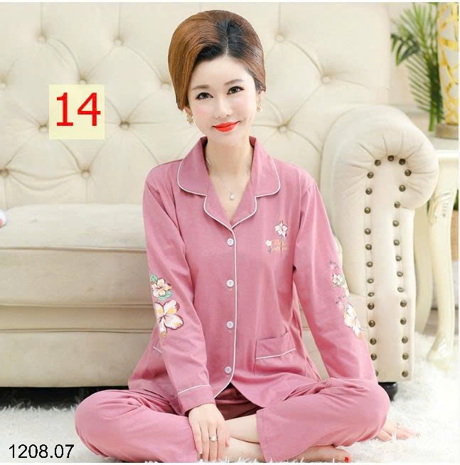 25HA1208.07 - BỘ PIZAMA TRUNG NIÊN CHO MẸ