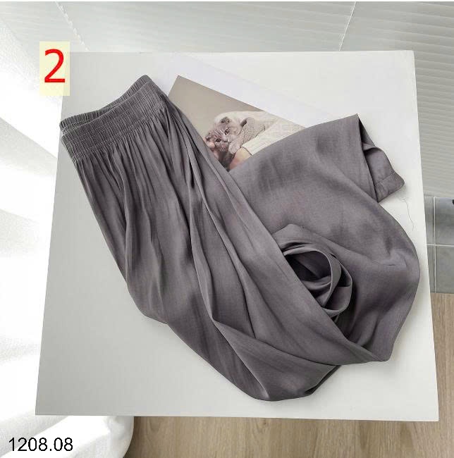 25HA1208.08 - QUẦN ỐNG XUÔNG TƠ LỤA NHIỀU MÀU