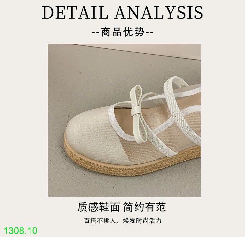 25HA1308.10 - DÉP SANDAL ĐẾ XUỒNG CHẤM BI