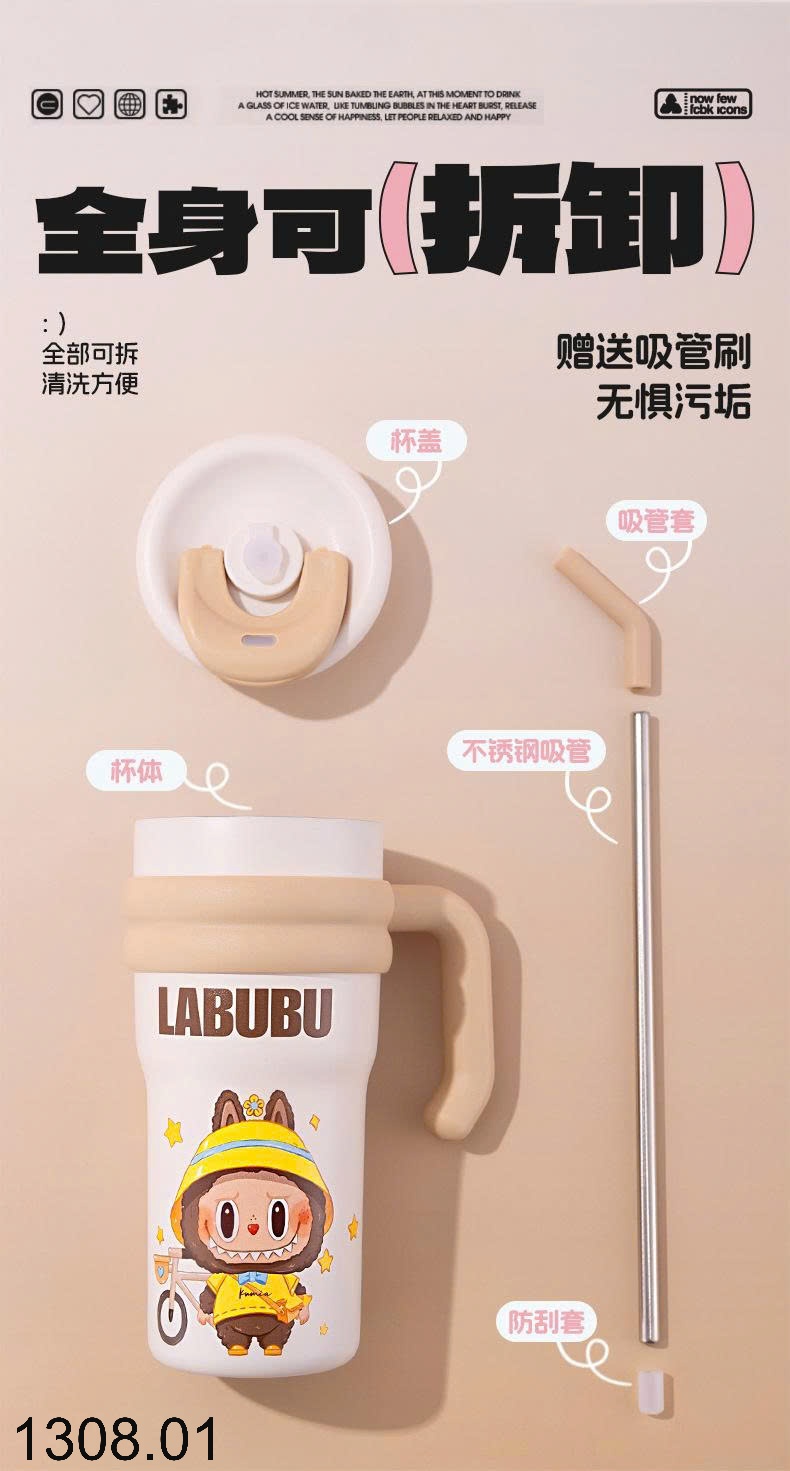 25HA1308.01 - BÌNH GIỮ NHIỆT LABUBU