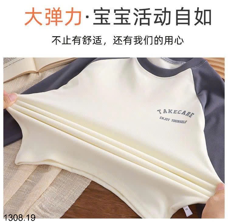 25HA1308.19 - BỘ NỈ NHUNG TUYẾT CHO BÉ SIZE ĐẠI