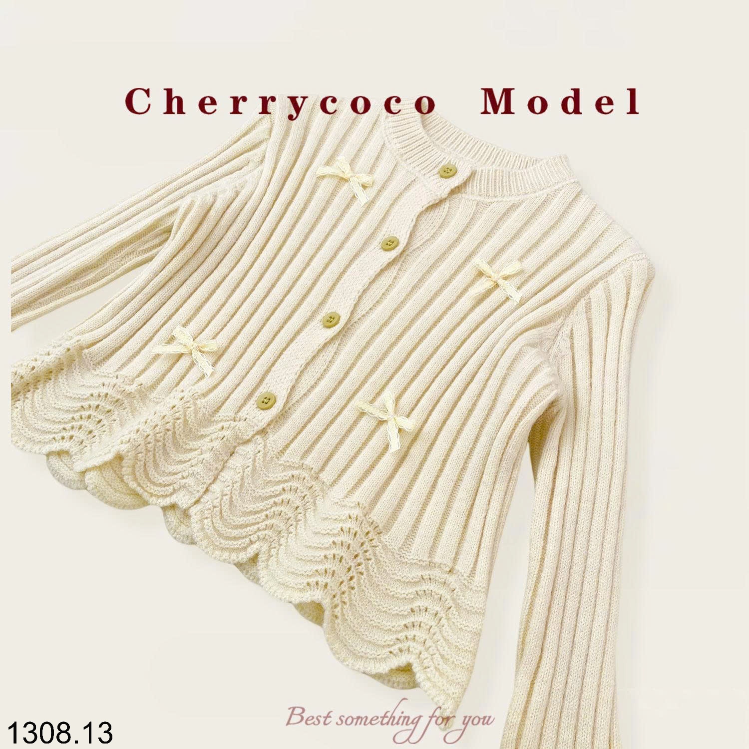 25HA1308.13 - SET VÁY ÁO VÀNG CHERRY COCO XINH YÊU BÉ GÁI
