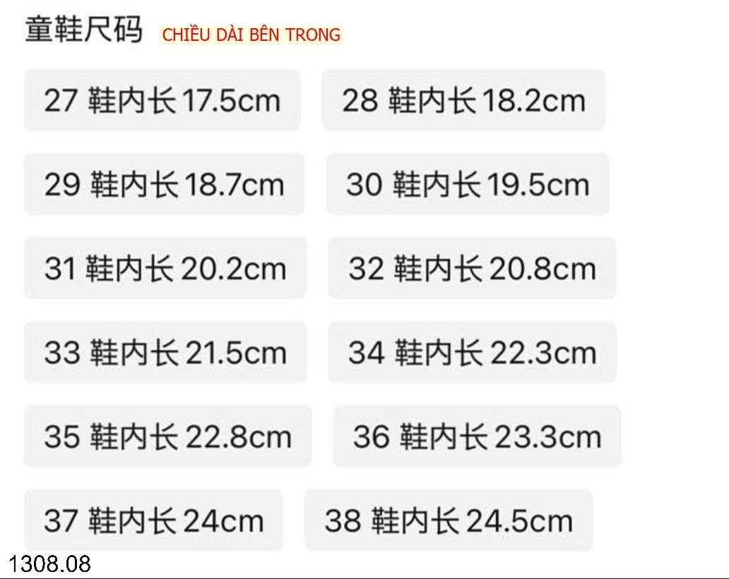 25HA1308.08 - GIÀY BOBDOG LƯỚI THOÁNG KHÍ CHO BÉ