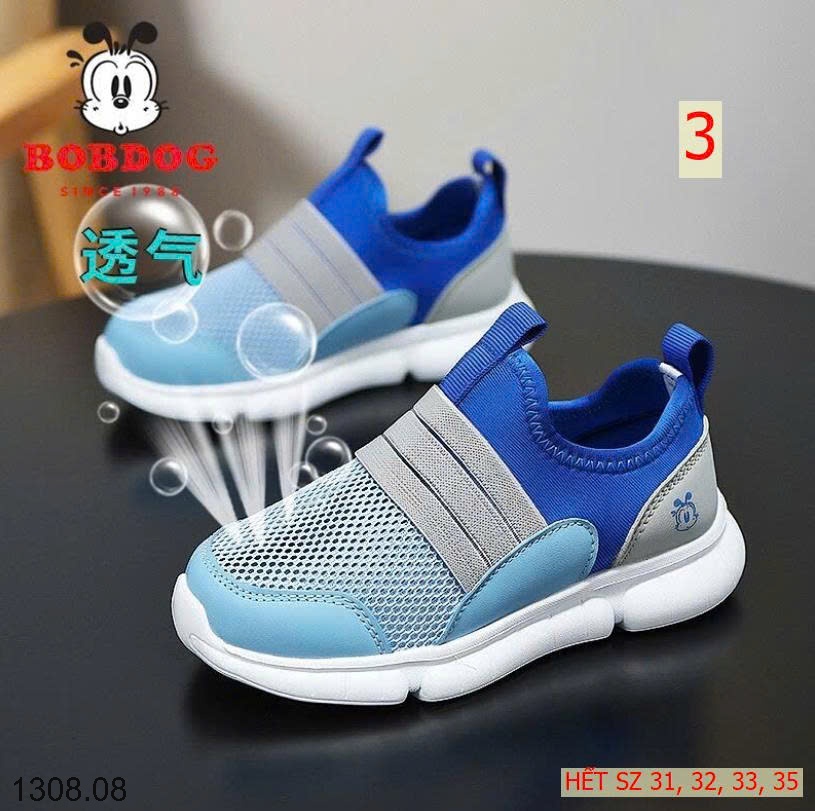 25HA1308.08 - GIÀY BOBDOG LƯỚI THOÁNG KHÍ CHO BÉ