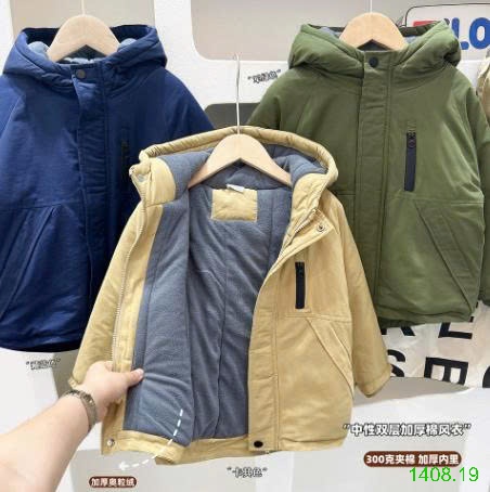 25HA1408.19 - ÁO KHOÁC KACADY DÀY ẤM CHO BÉ