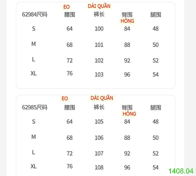 25HA1408.04 - QUẦN DÀI MOSES QUEEN CẠP CHUN CÓ DÂY RÚT