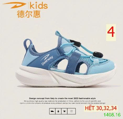 25HA1408.16 - GIÀY LỖ THOÁNG KHÍ DEERWAY KIDS