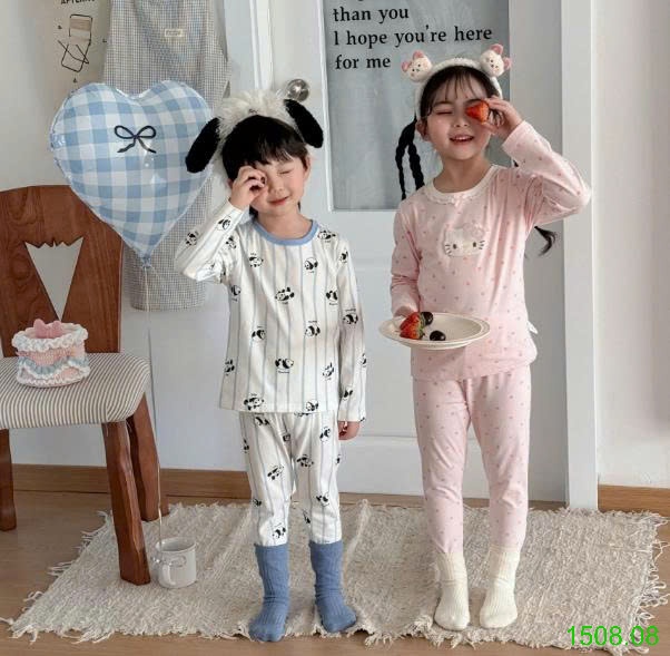 25HA1508.08 - BỘ MẶC NHÀ QUẢNG CHÂU CAO CẤP CHO BÉ