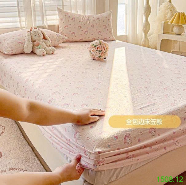 25HA1508.12 - SET GA KÈM 2 VỎ GỐI NHĂN