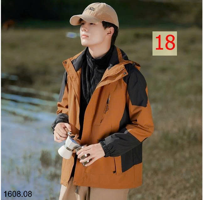 25HA1608.08 - ÁO KHOÁC GIÓ 2 CHI TIẾT NAM NỮ