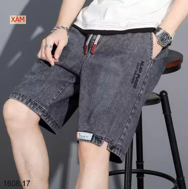 25HA1608.17 - QUẦN SHORT JEAN LỬNG CHO NAM
