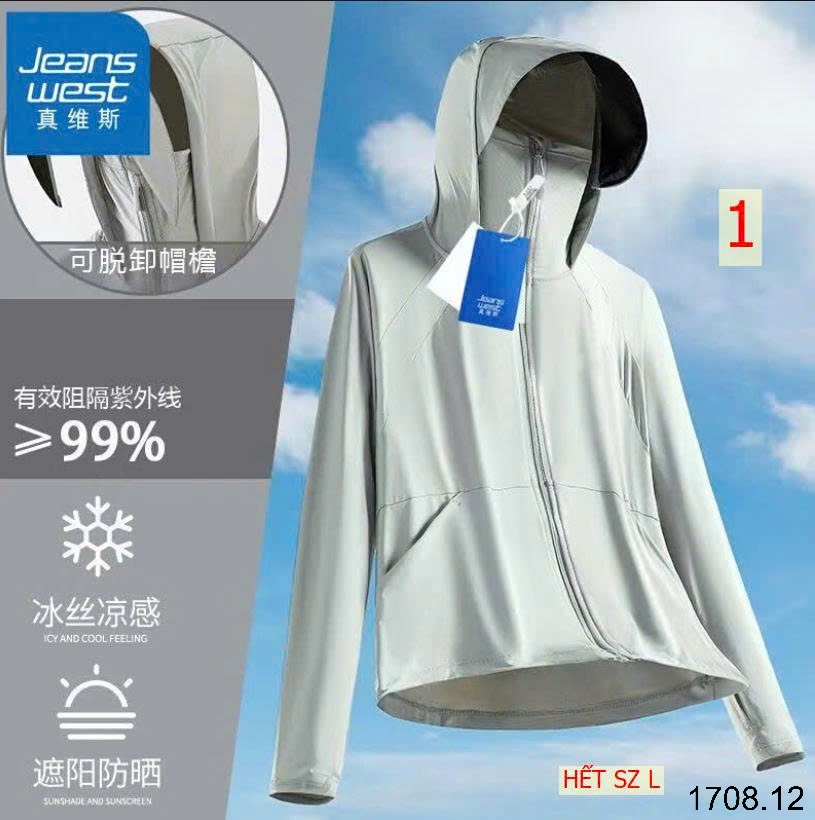 25HA1708.12 - ÁO CHỐNG NẮNG LỤA BĂNG JEANS WEST