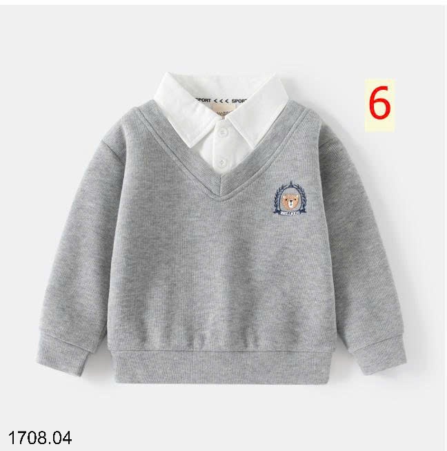 25HA1708.04 - BST ÁO NỈ WELLKIDS BÉ TRAI