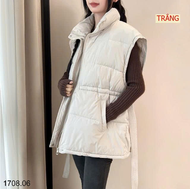 25HA1708.06 - ÁO GILE PHAO THẮT EO CHO NỮ