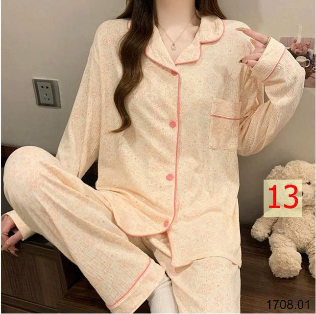 25HA1708.01 - BỘ NỮ PIZAMA MẶC NHÀ