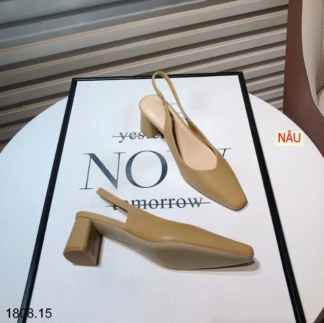 25HA1808.15 - GIÀY CAO GÓT SANDAL CÔNG SỞ NỮ