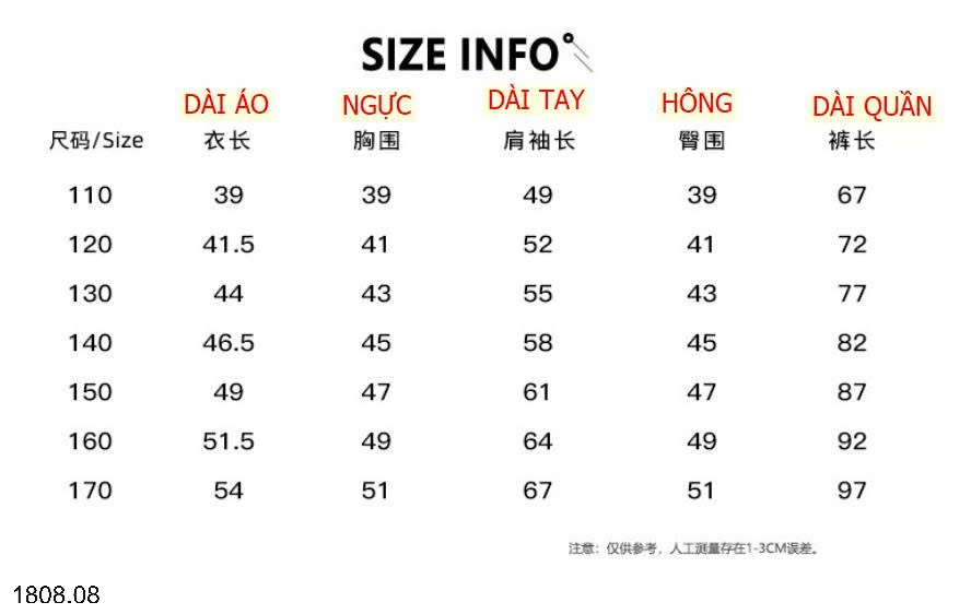 25HA1808.08 - BỘ NỈ MIT BÉ GÁI KOOL NGẦU SIZE ĐẠI
