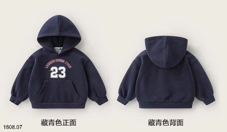 25HA1808.07 - ÁO NỈ HOODIE CÓ MŨ SIZE ĐẠI CHO BÉ