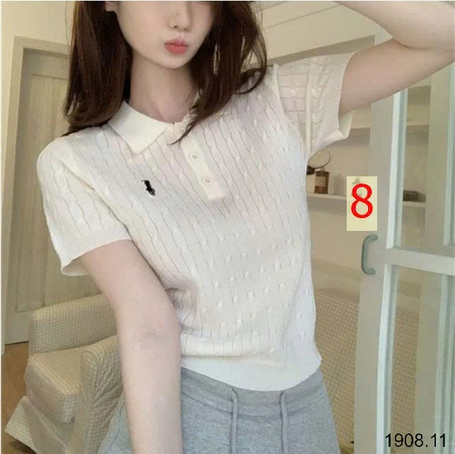 25HA1908.11 - ÁO POLO THÊU NGỰA NỮ