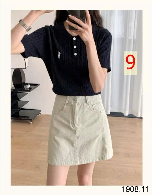 25HA1908.11 - ÁO POLO THÊU NGỰA NỮ
