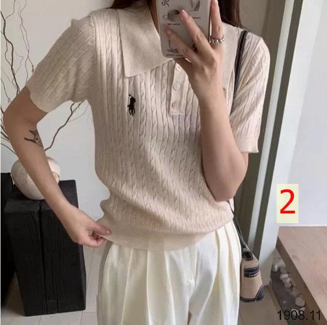 25HA1908.11 - ÁO POLO THÊU NGỰA NỮ