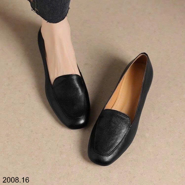 25HA2008.16 - GIÀY LƯỜI CỔ ĐIỂN NỮ