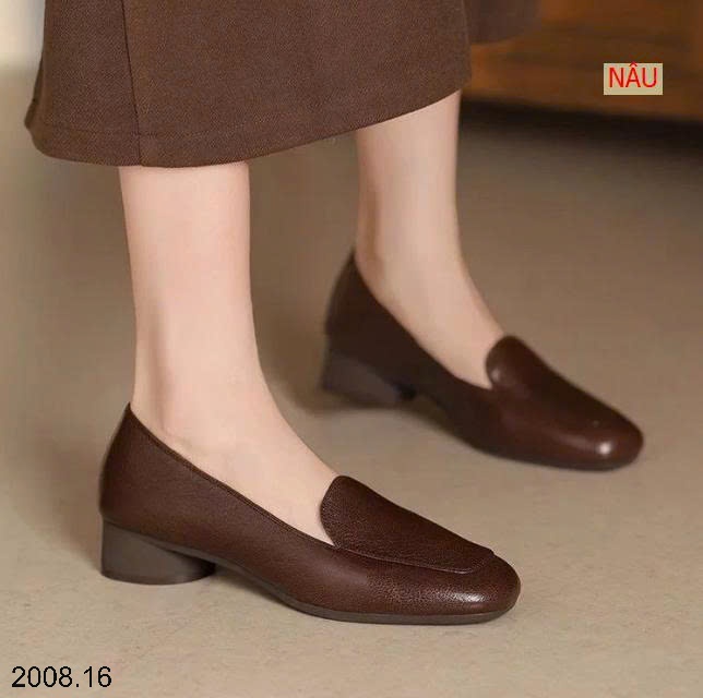 25HA2008.16 - GIÀY LƯỜI CỔ ĐIỂN NỮ